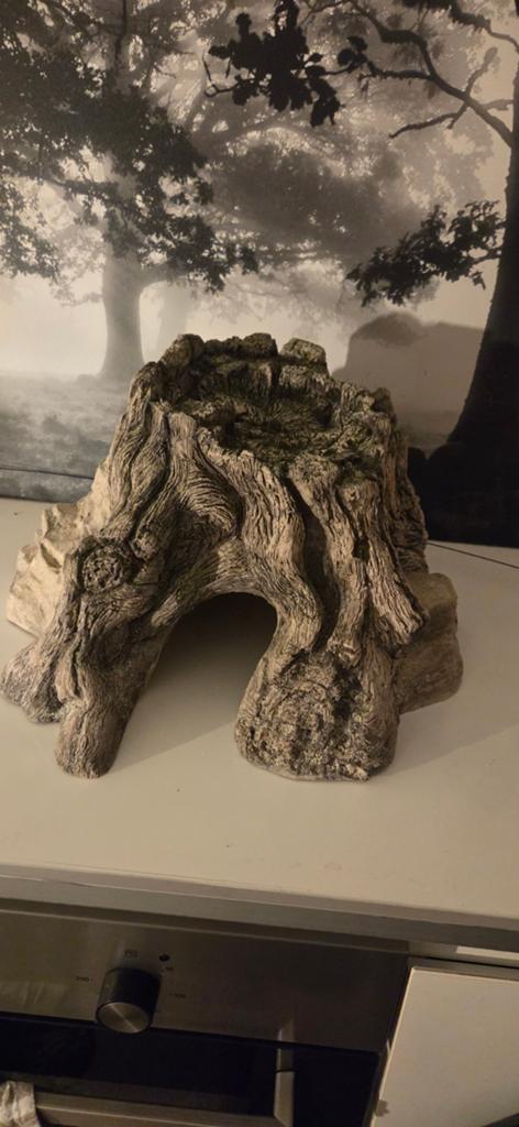2x decoratie Boomstammen Aqarium/Tararium, Ophalen of Verzenden, Zo goed als nieuw, Decoratie