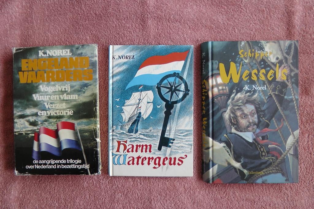 Prachtige boeken (3 stuks) van auteur Klaas Norel, 19e eeuw, Klaas Norel, Ophalen of Verzenden, Zo goed als nieuw