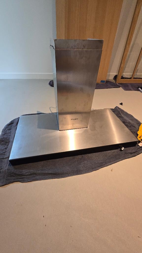 Afzuigkap Whirlpool, Ophalen, Gebruikt, Wandschouwkap, 600 tot 800 m³ per uur
