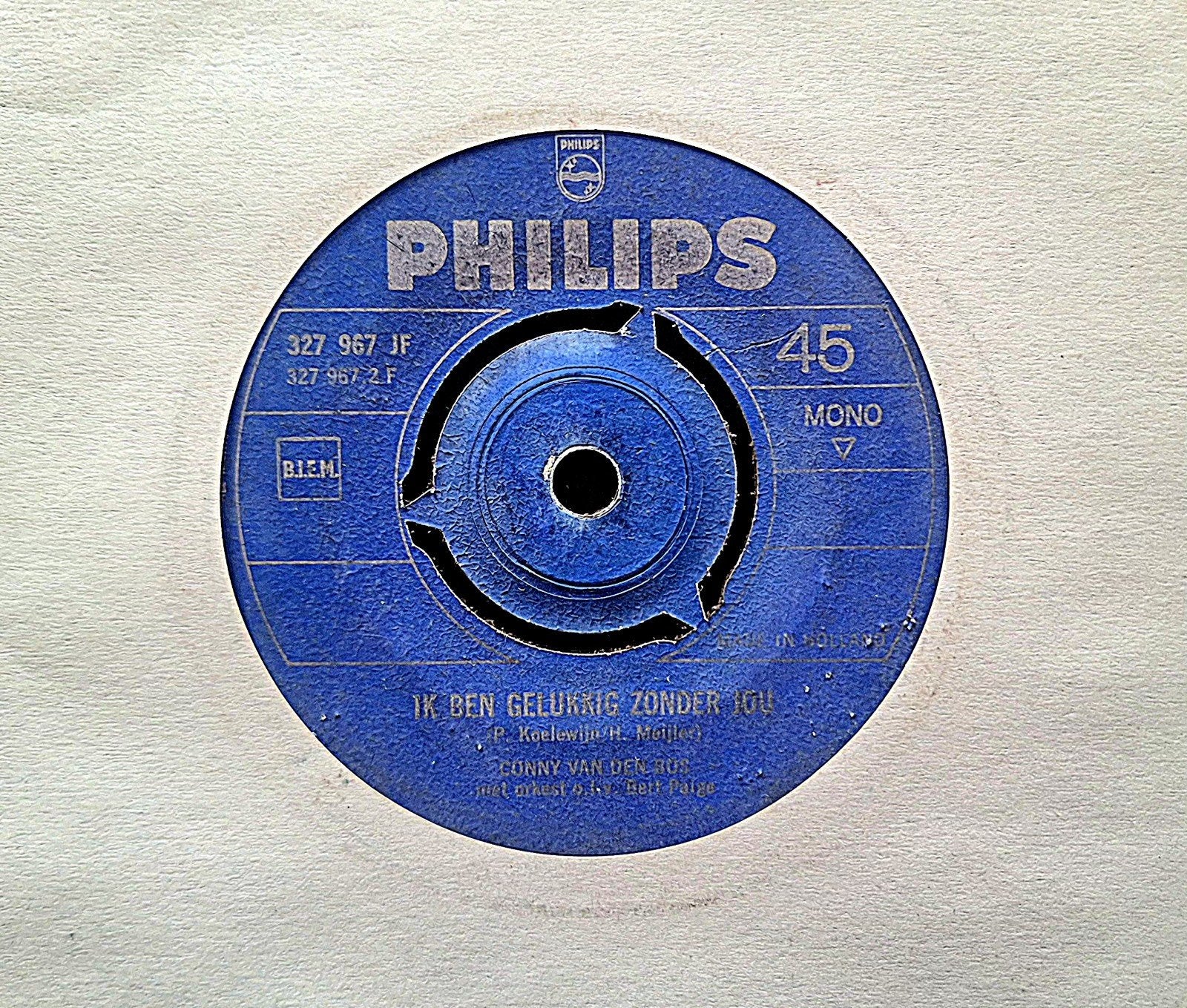7"/SINGLE  CONNY VANDENBOS - Ik Ben Gelukkig Zonder Jou, Ophalen of Verzenden, Gebruikt, Nederlandstalig