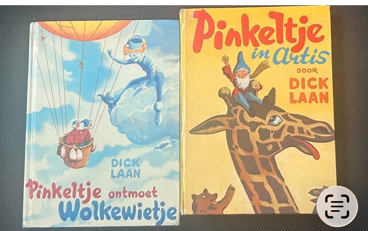 Pinkeltje boeken: 'Pinkeltje in Artis' en 'Pinkeltje ontmoet, Ophalen of Verzenden, Gelezen, Sprookjes