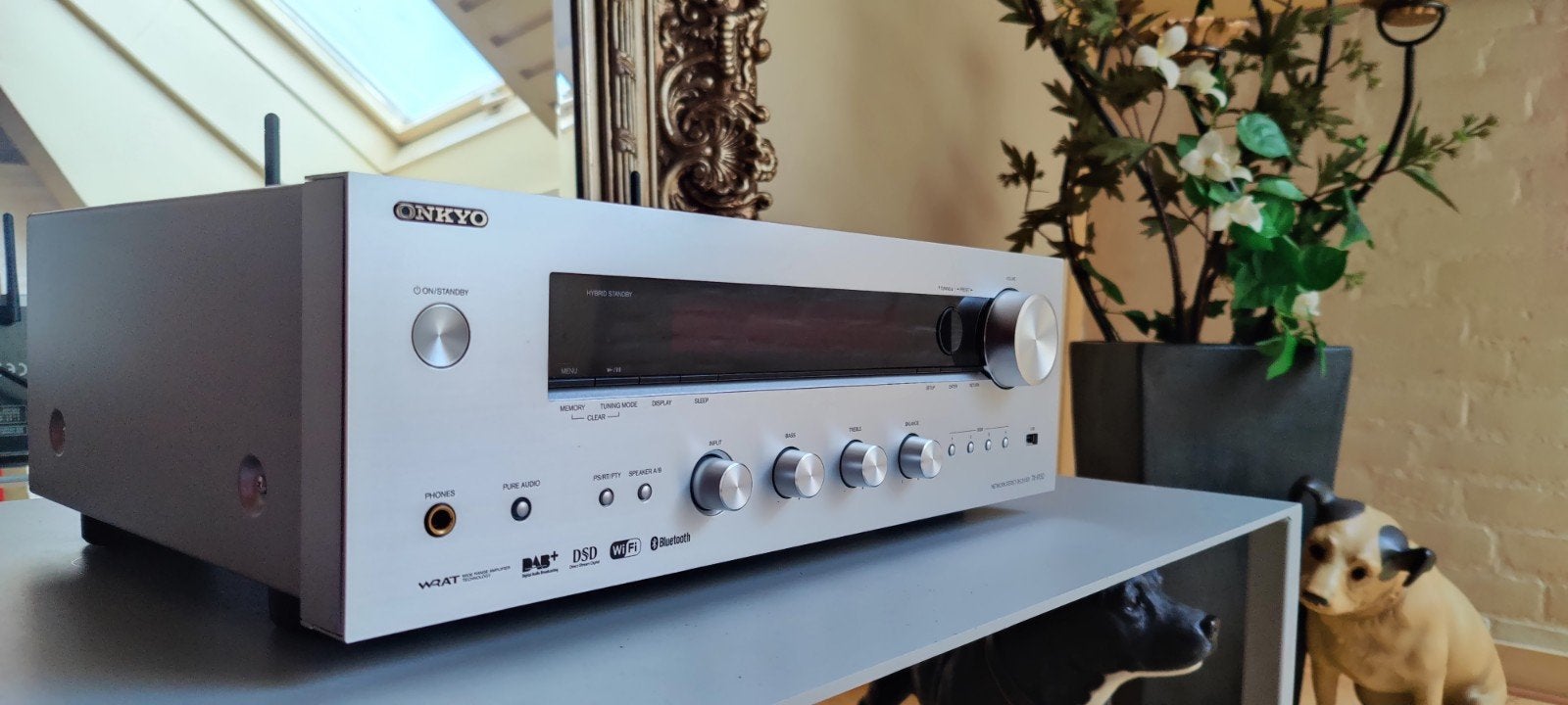 Onkyo TX-8150 Network Stereo Amplifier - Brushed Silver +AB., Ophalen of Verzenden, Zo goed als nieuw, 120 watt of meer, Stereo