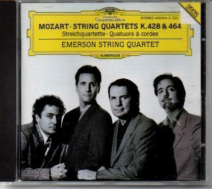 Mozart: Strijkkwartetten K.428 & 464 - Emerson String Q., Kamermuziek, Mozart, Ophalen of Verzenden, Zo goed als nieuw