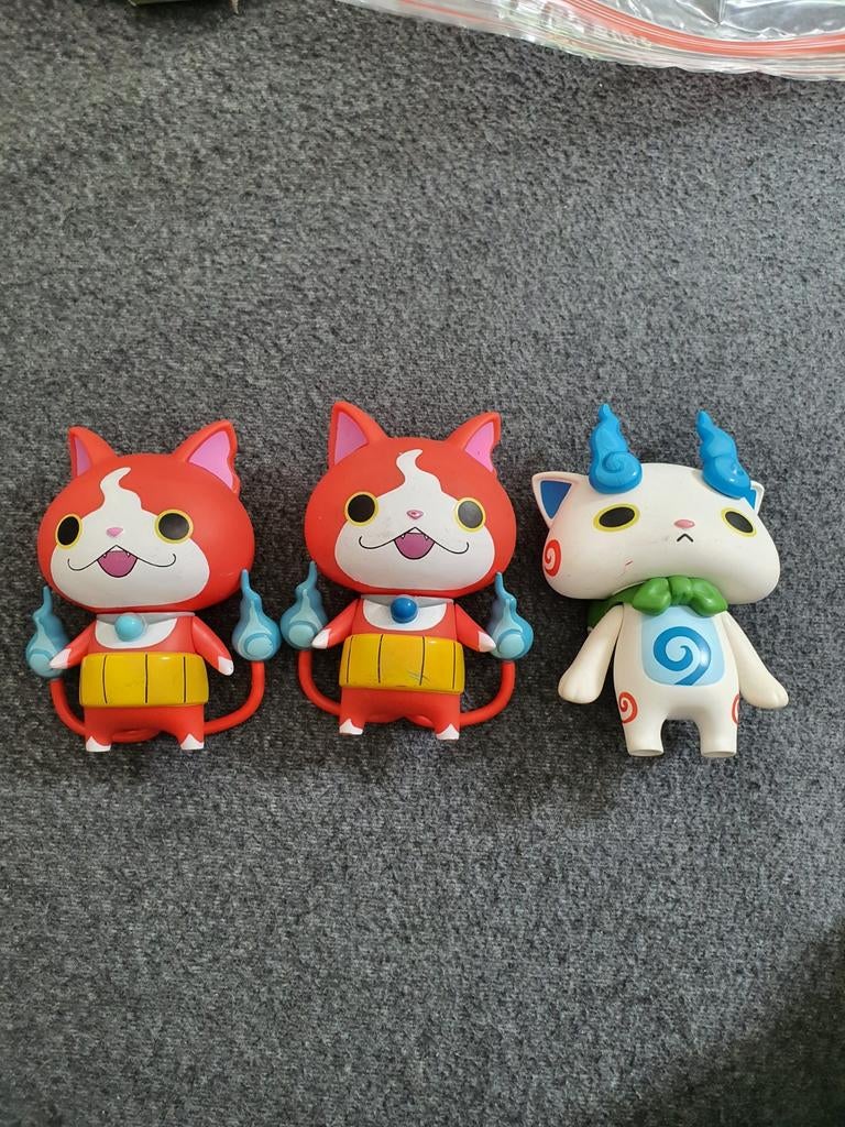 Yo-Kai Watch Figuren - Jibanyan en Komasan, Ophalen of Verzenden, Gebruikt