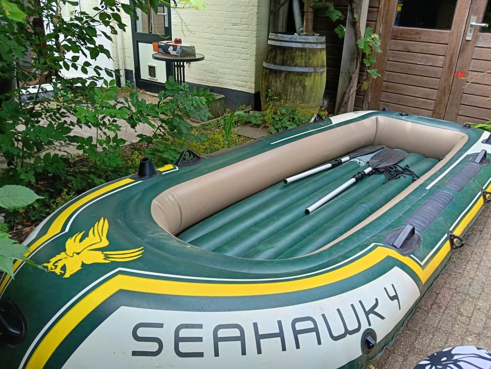 te koop opblaasboot rubberboot Seahawk 4, Watersport en Boten, Ophalen, Gebruikt