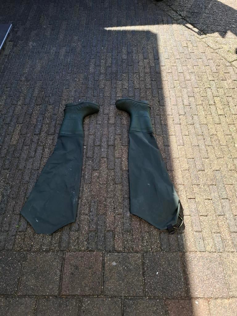 Groene waadlaarzen, maat 42, Ophalen of Verzenden, Gebruikt, Overige typen