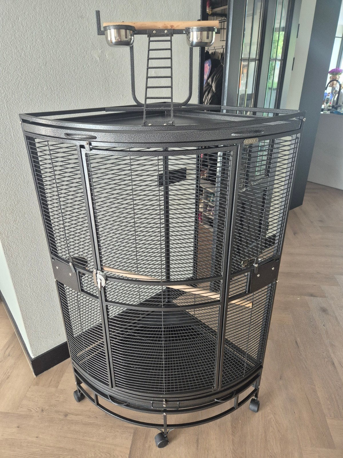 papagaaienkooi, Ophalen, Gebruikt, Metaal, Vogelkooi