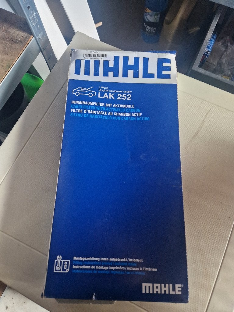 Mahle LAK 252 Interieurfilter met actieve kool, Ophalen, Nieuw