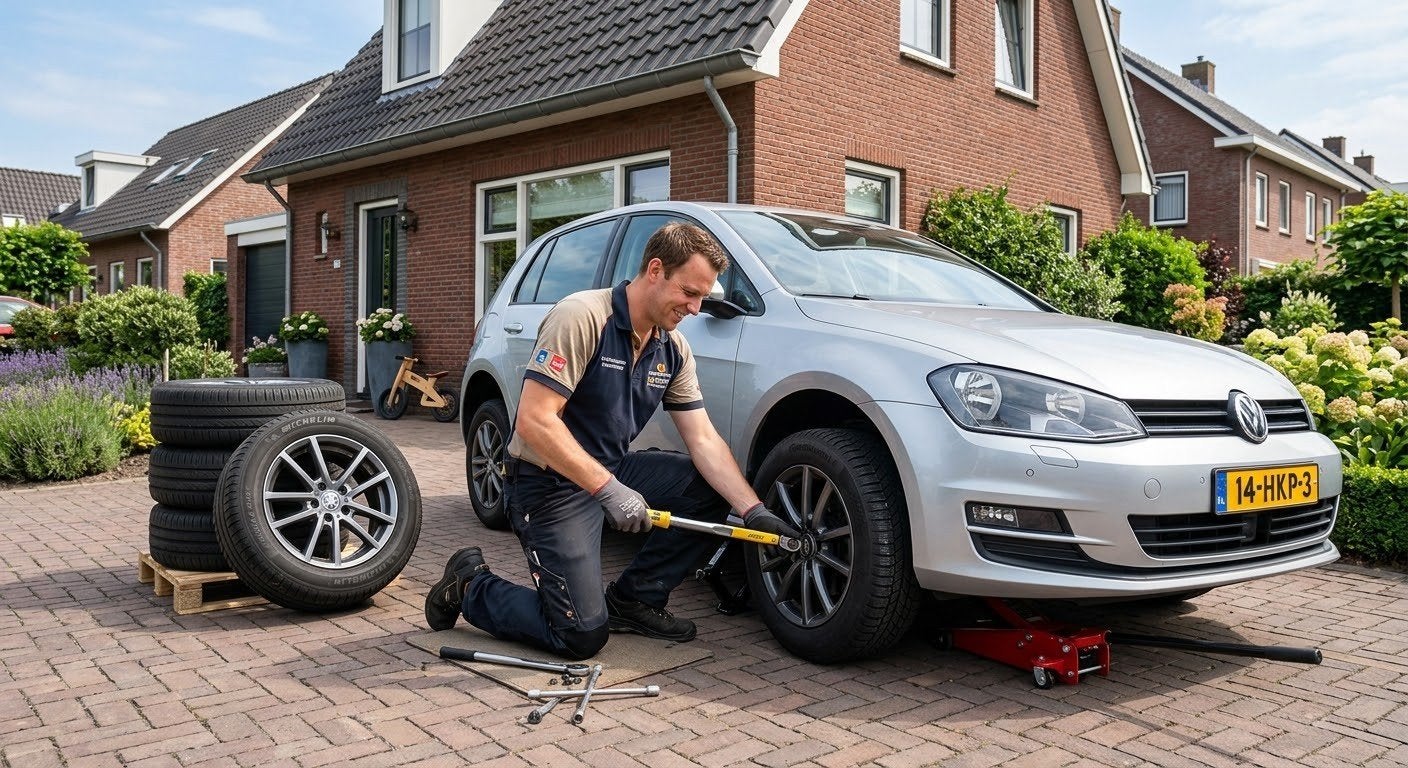 Bandenwissel aan Huis | Zomer- & Winterbanden Omwisselen op, Ophalen of Verzenden