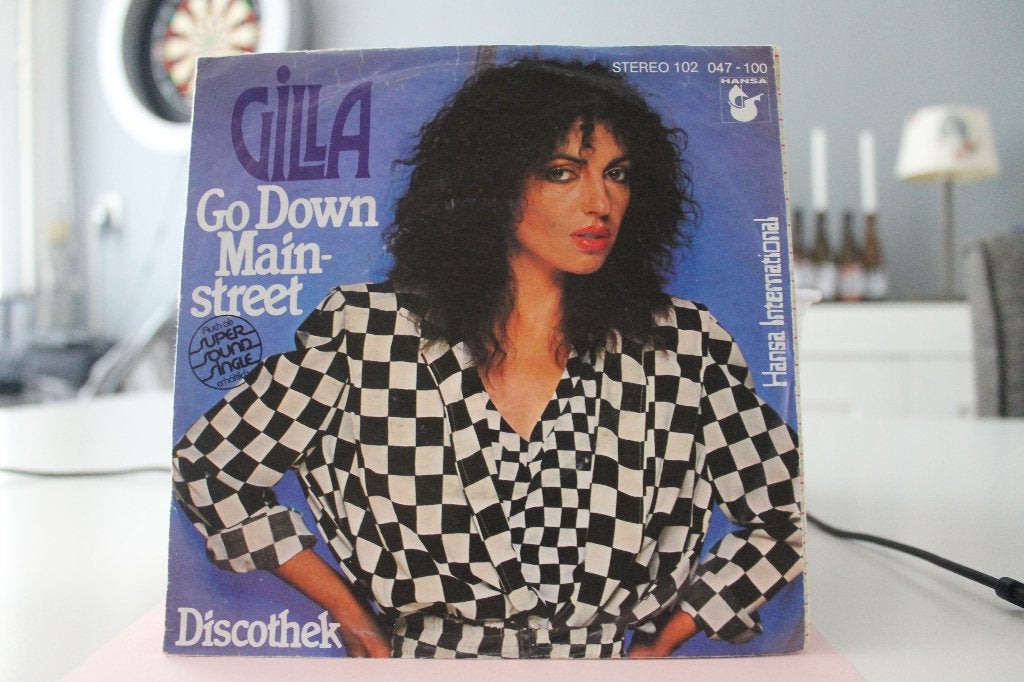 7" Single Gilla - Go Down Mainstreet / Discothek, Ophalen of Verzenden, Gebruikt, Pop