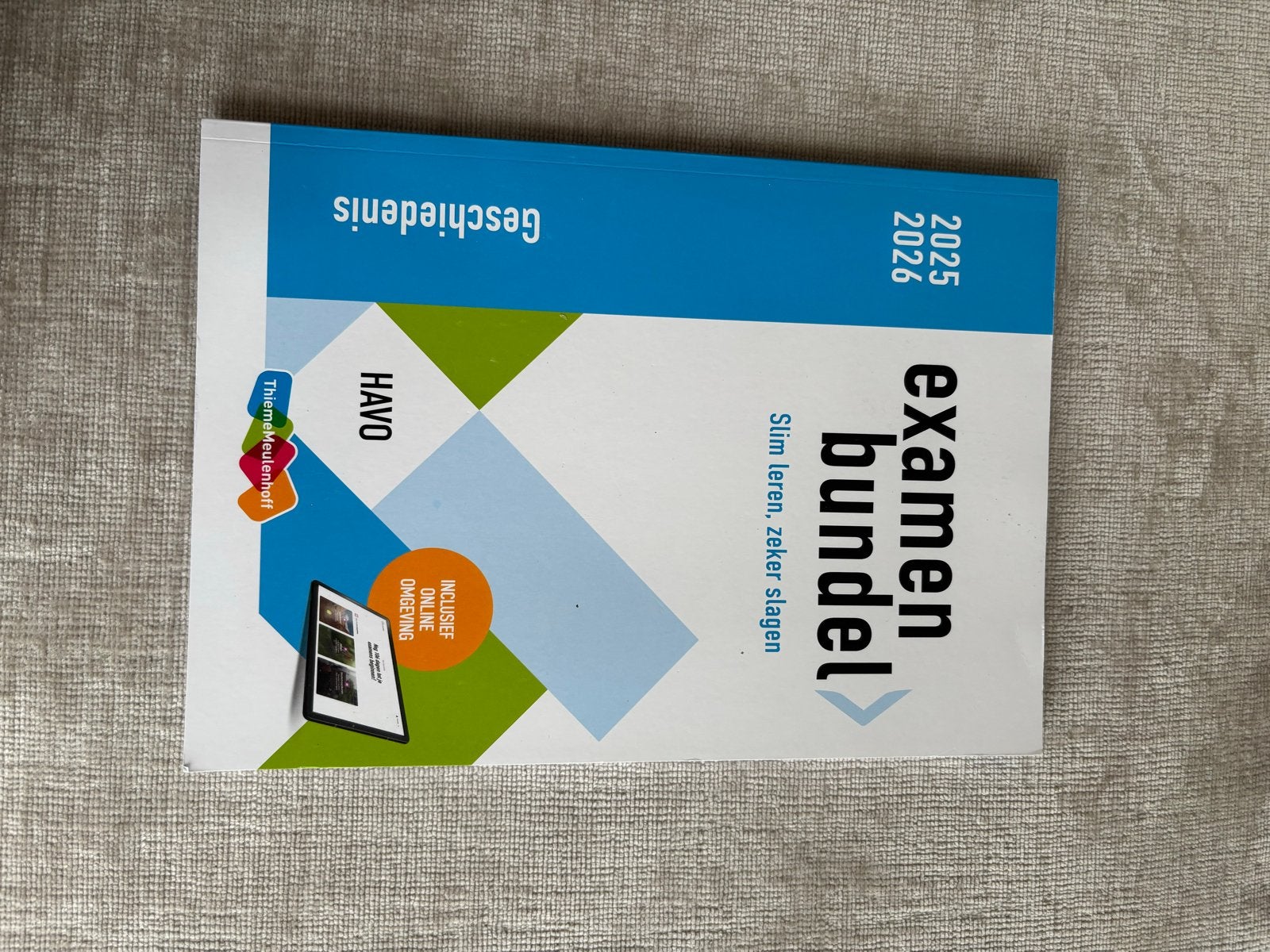 Examenbundel Geschiedenis HAVO 2025/2026, Boeken, Ophalen of Verzenden, Zo goed als nieuw, HAVO, Geschiedenis
