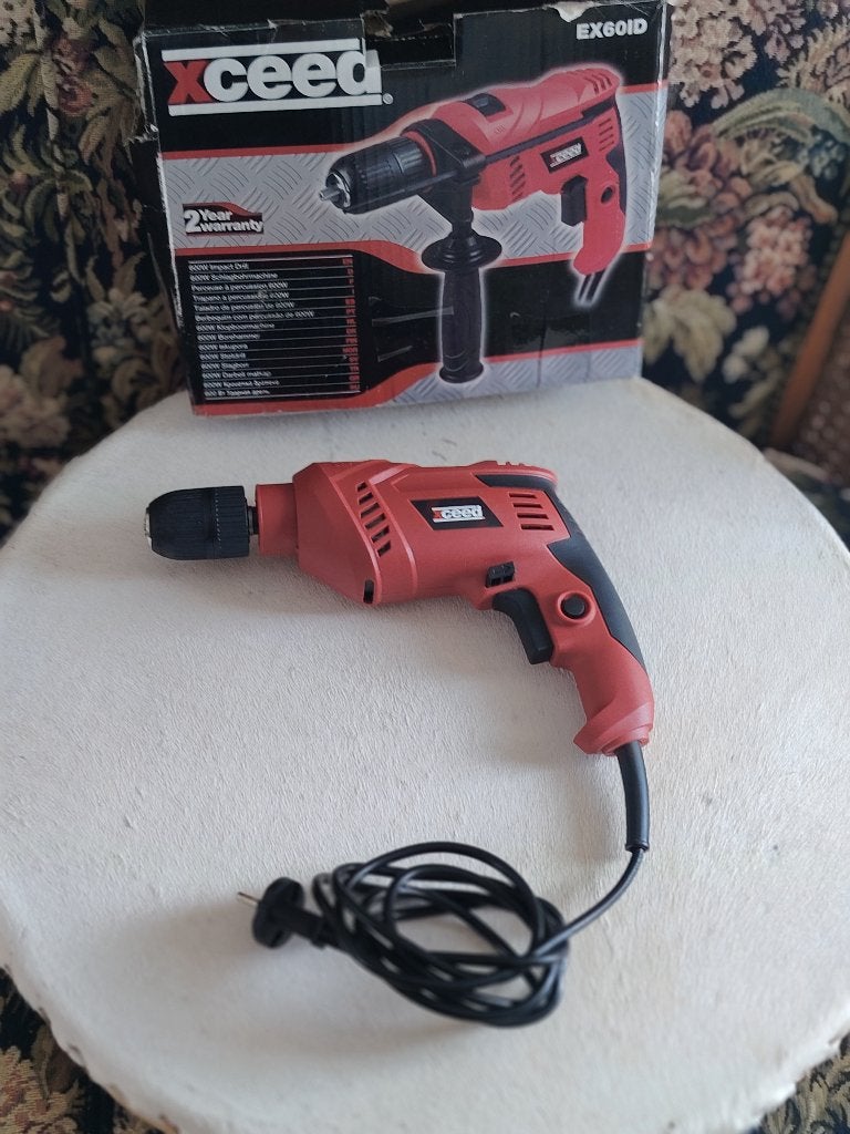 Boormachine - Drill machine, Ophalen of Verzenden, Zo goed als nieuw, 600 watt of meer, Boormachine