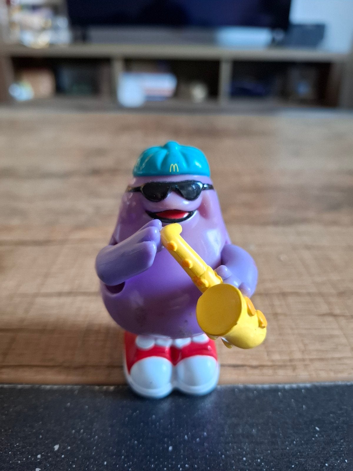 Vintage McDonald's Grimace Speelgoed Saxofoon 1993, Ophalen of Verzenden