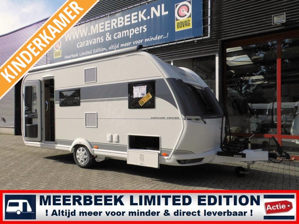 Hobby Excellent Edition 490 KMF 3694,=KORTING MOVER+THULE, Caravans en Kamperen, Overige typen, Hobby, Particulier, 5 tot 6 meter
