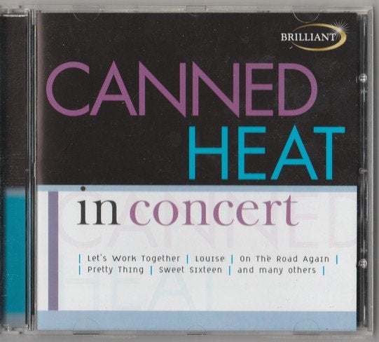 Canned Heat - In Concert CD (Brilliant), Cd's en Dvd's, Blues Rock, Ophalen of Verzenden, Live-album, Nieuw in verpakking