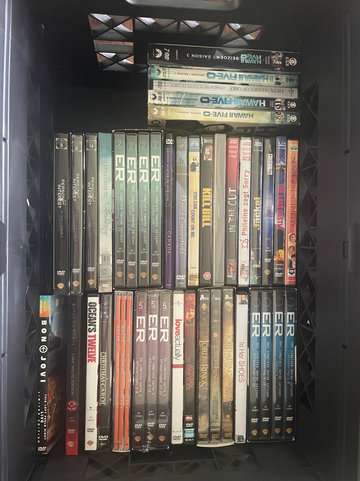 Grote collectie van ongeveer 100 diverse DVD's, Ophalen, Gebruikt