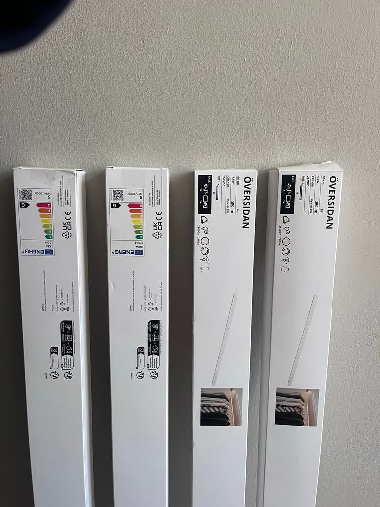 IKEA ÖVERSIDAN 96 cm  (wit), Huis en Inrichting, Ophalen of Verzenden, Nieuw, Kunststof, 75 cm of meer