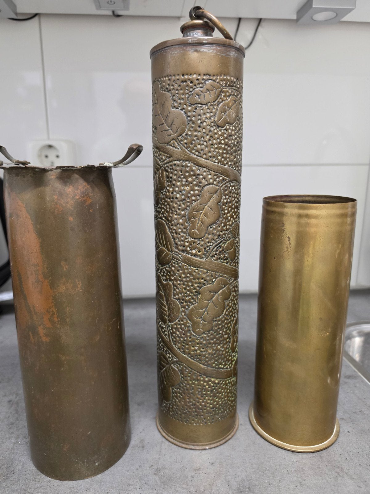 3 hulzen, Verzamelen, Ophalen of Verzenden, Landmacht, Nederland, Hulzen of Bodemvondsten