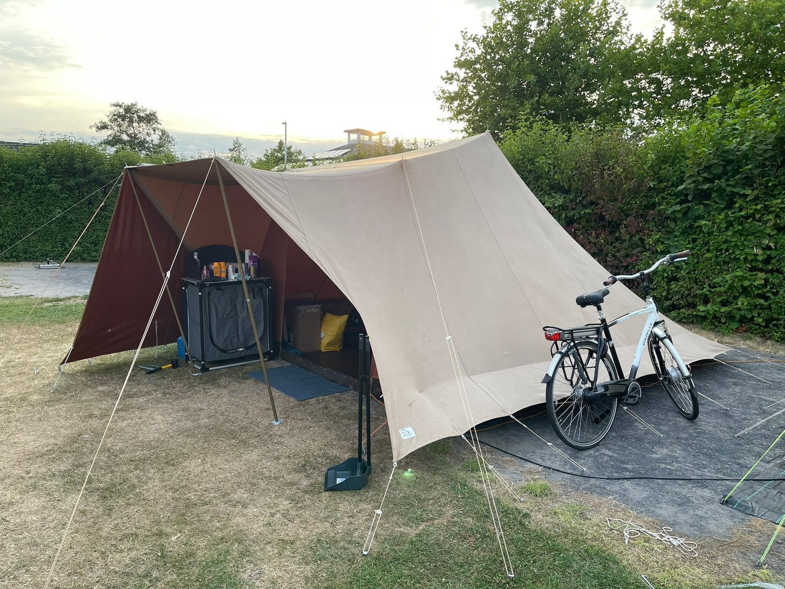De Randstad Stormtent, Caravans en Kamperen, Ophalen, Gebruikt, Tot en met 4