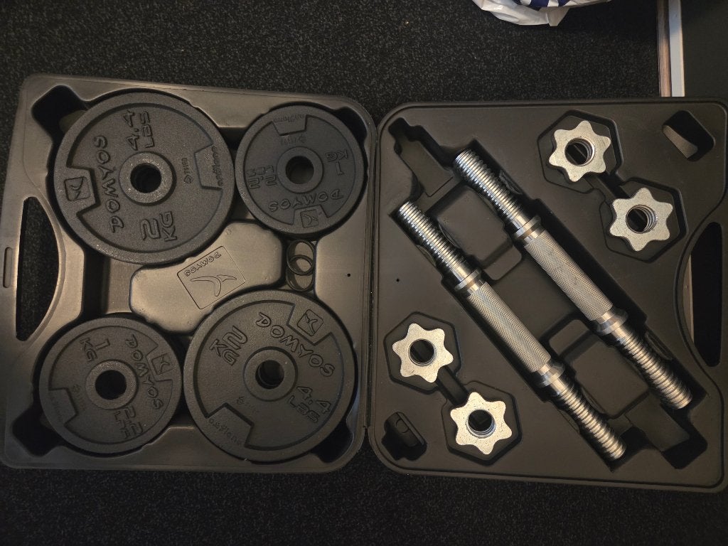 10 Kg set dumbbells, Ophalen, Zo goed als nieuw, Dumbbell