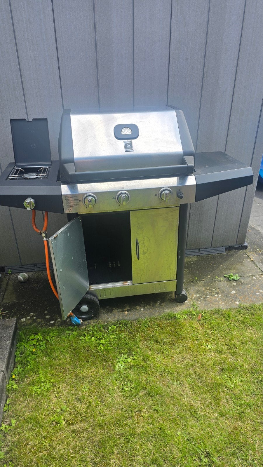 Garden Grill gasbarbecue met zijbrander, Ophalen, Gebruikt, Garden Grill
