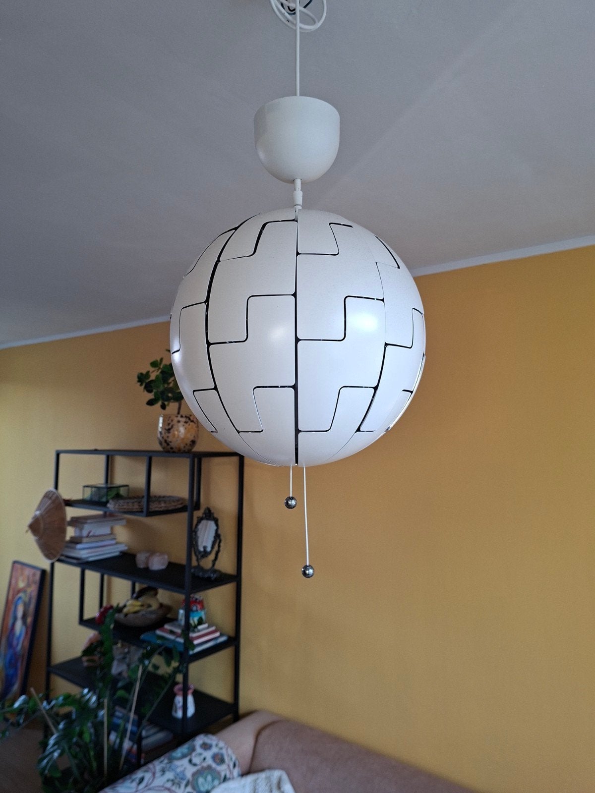 IKEA PS 2014 Hanglamp - Wit, Verstelbaar Design, Ophalen, E27 (groot), Metaal, Modern, Scandinavisch, Speels