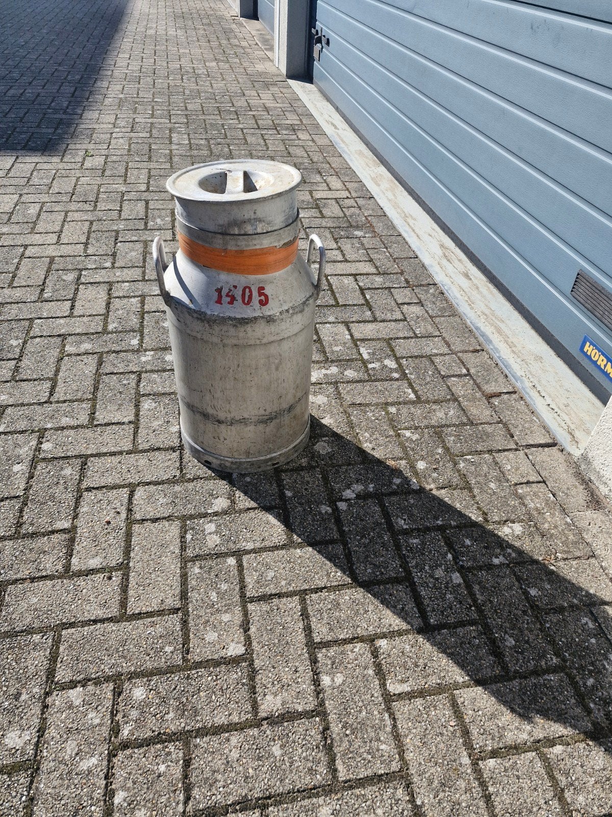 gave  aluminium  30 liter melkbus, Tuin en Terras, Ophalen of Verzenden