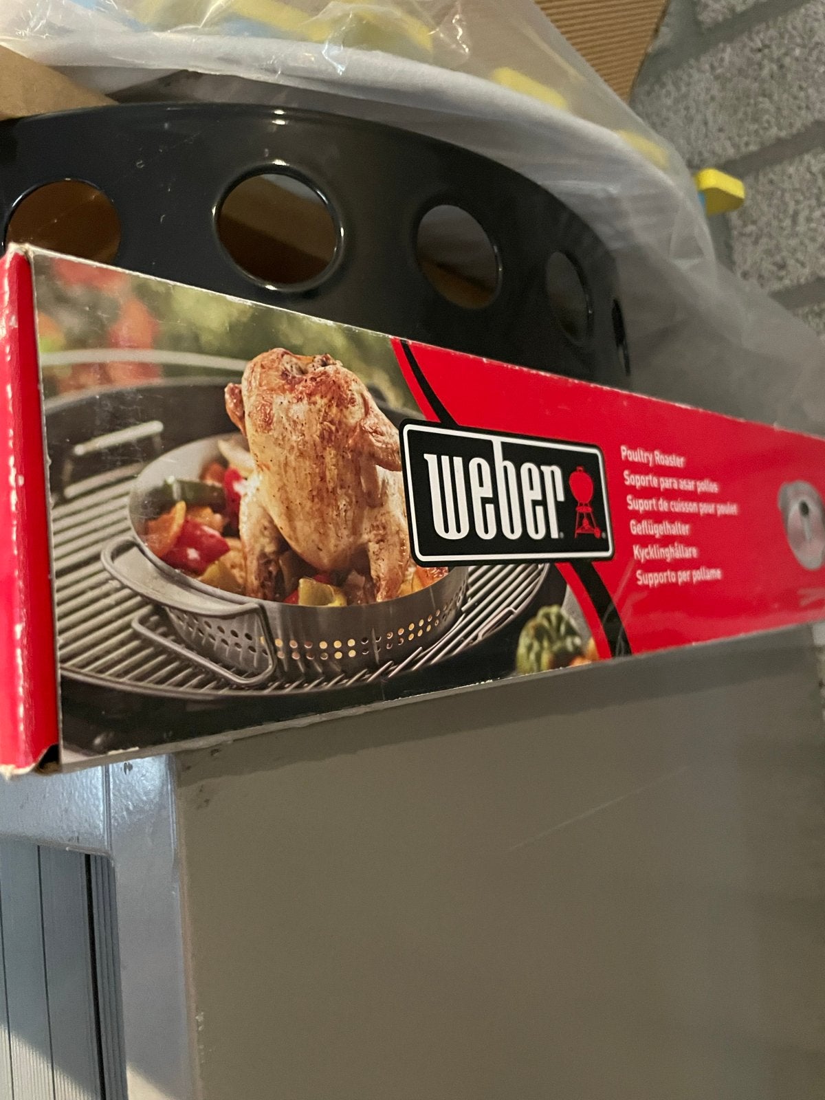 Weber Gevogeltehouder - Poultry Roaster, Ophalen of Verzenden, Nieuw