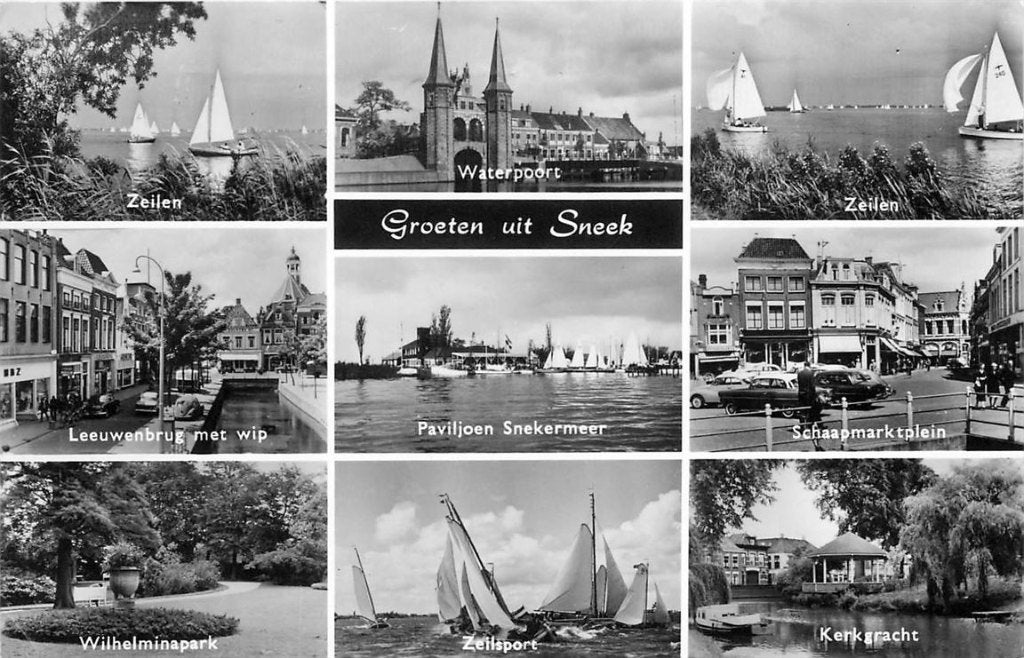 379-184-027 Sneek, Ophalen of Verzenden, Voor 1920, Friesland