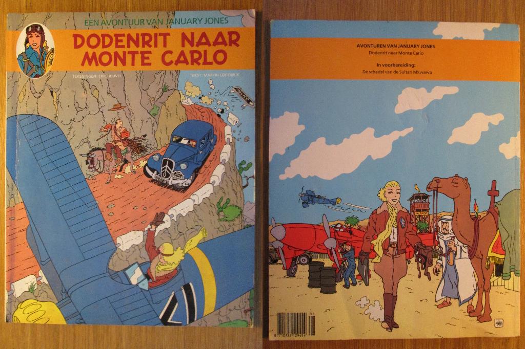 January Jones 1 - Dodenrit naar Monte Carlo (SC), Eén stripboek, Ophalen of Verzenden, Gelezen, Eric Heuvel