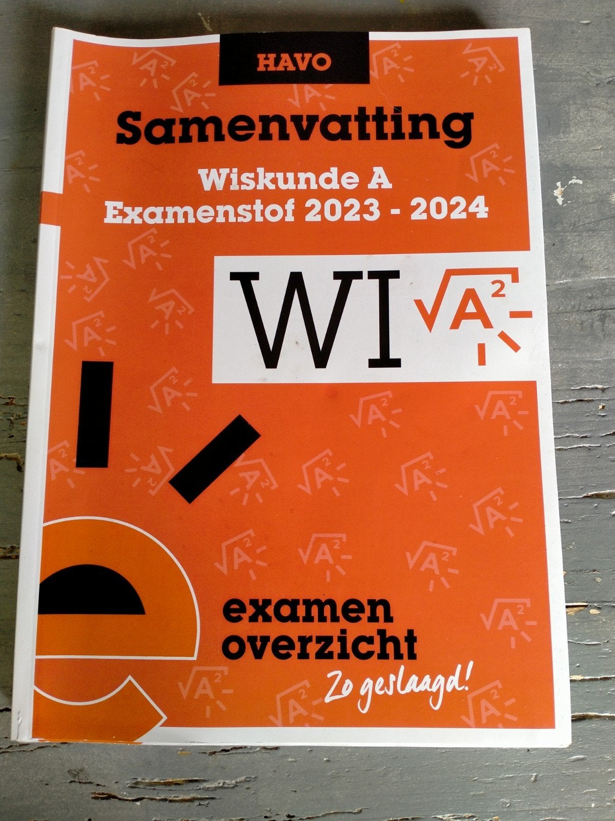 Samenvatting Wiskunde A Examenstof HAVO 2023-2024, Boeken, Schoolboeken, Ophalen of Verzenden, Zo goed als nieuw, HAVO, Wiskunde A