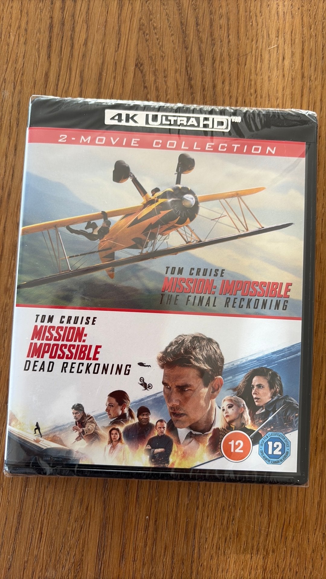 4K UHD - Mission Impossible 2-movie Death & Final Reckoning, Film, Ophalen of Verzenden, Nieuw in verpakking, Actie