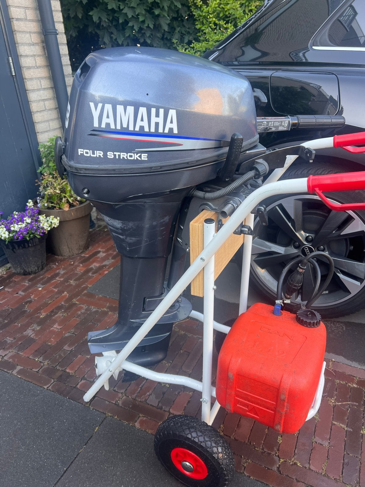 Betrouwbare Yamaha 8 pk langstaart buitenboordmotor, Ophalen, Gebruikt, Met afstandsbediening, 5 tot 10 pk