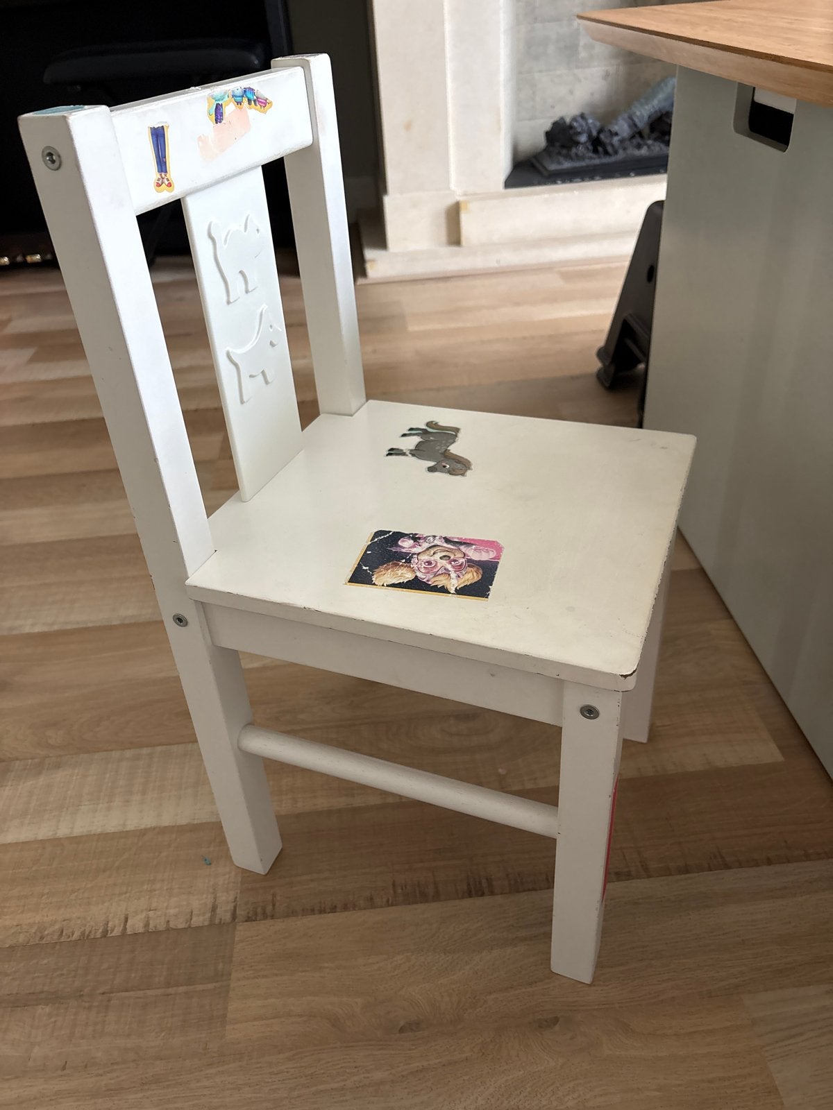 IKEA kinderstoel, wit, gebruikt, Ophalen, Gebruikt, Overige typen