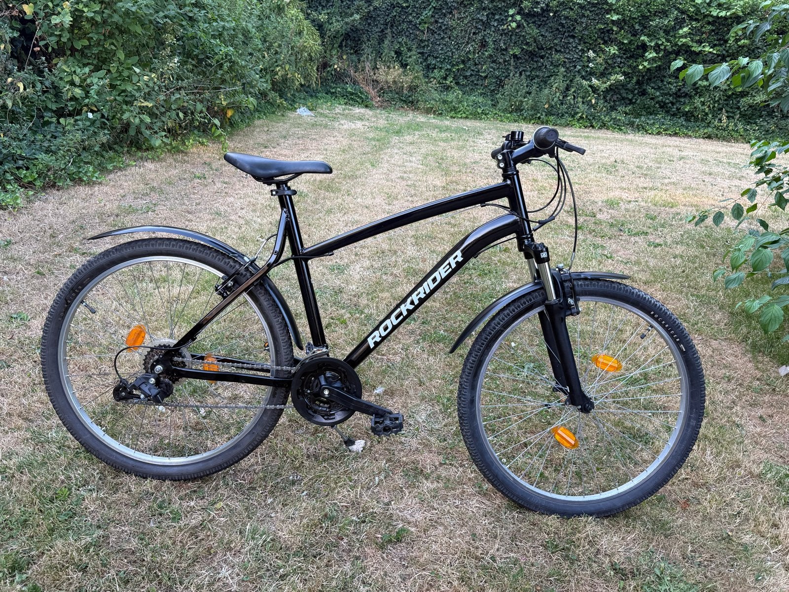 Rockrider 26 inch mountainbike, 18 versnellingen, Gebruikt, Hardtail, Velgrem, Ophalen