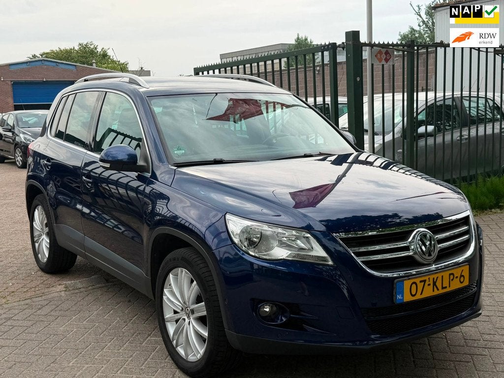 Volkswagen Tiguan 2.0 TSI Sport&Style 4Motion 2e eigenaar de, Gebruikt, 4 cilinders, 1984 cc, Blauw