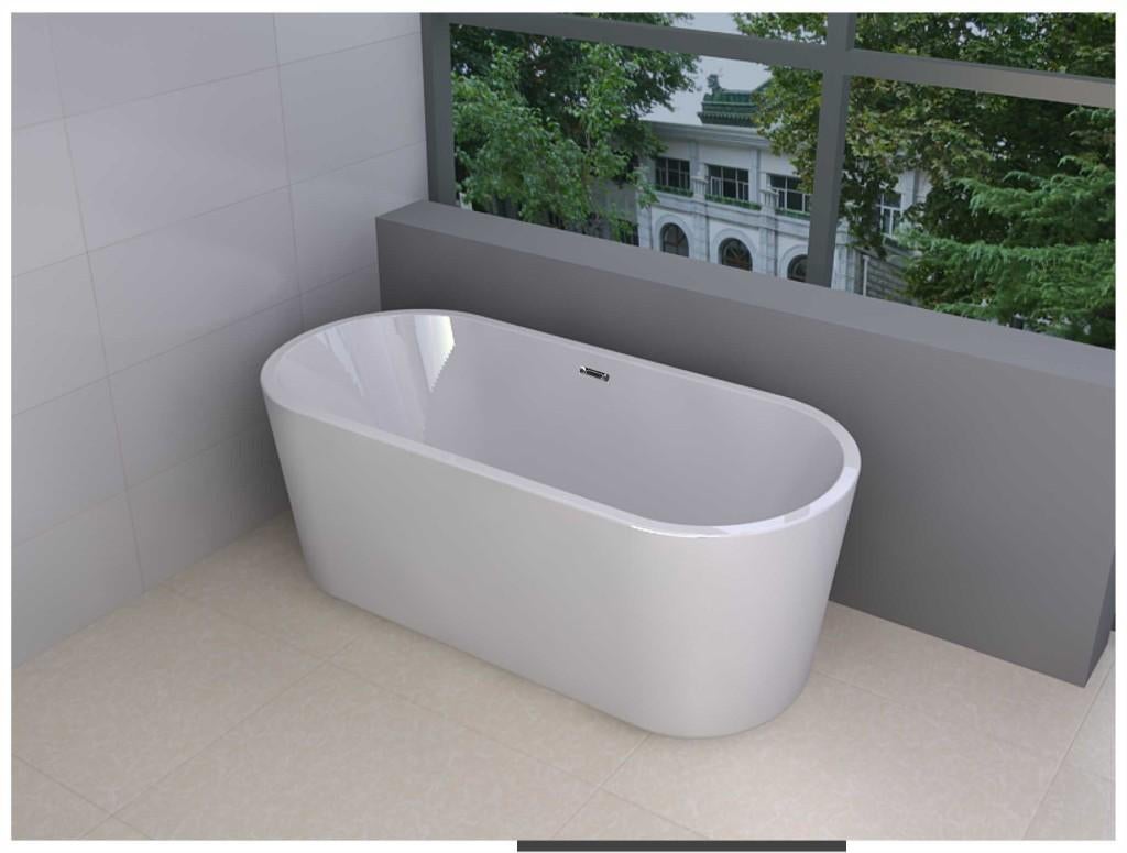 Libero vrijstaand acryl ligbad 178 x 80 + waste, Order@versagroup.be, Nieuw, Zeutestraat 1, 2800 Mechelen, Versa group