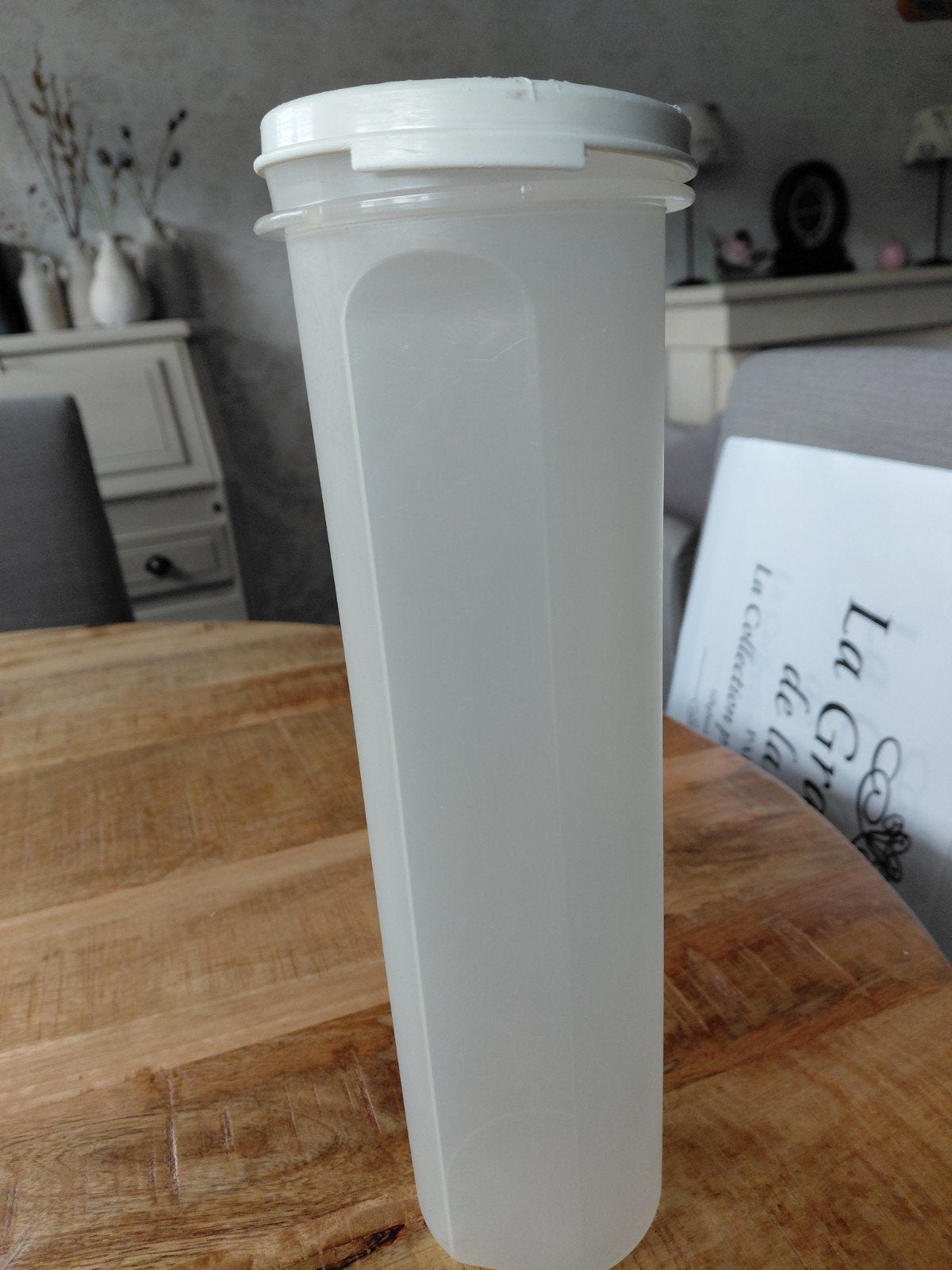 Tupperware Spaghetti Bus - 1.1 liter, Gebruikt, Wit, Ophalen of Verzenden, Bus of Trommel