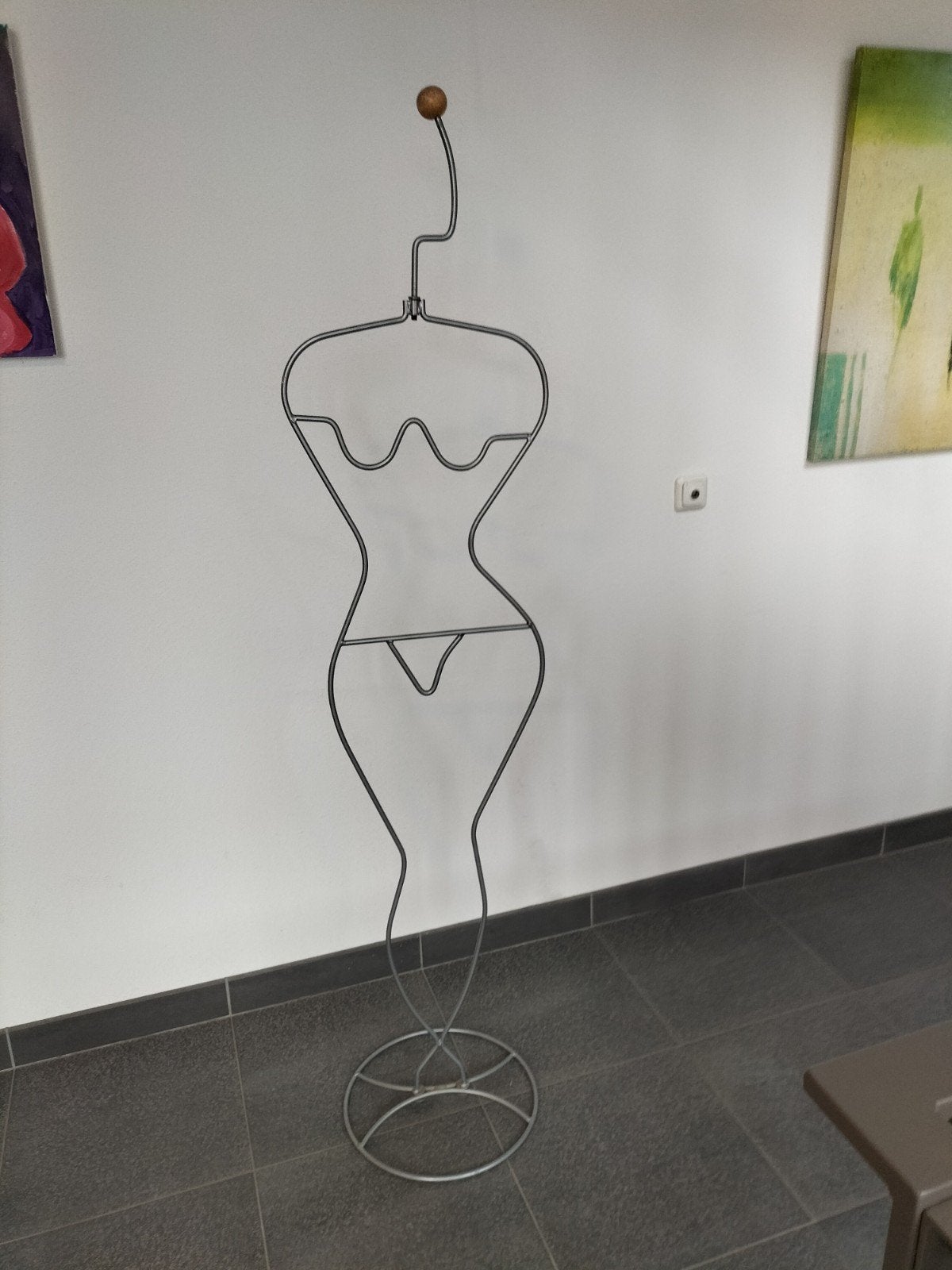 Vintage Ikea kledingrek/dressgirl., Ophalen, Vintage, Gebruikt, Metaal
