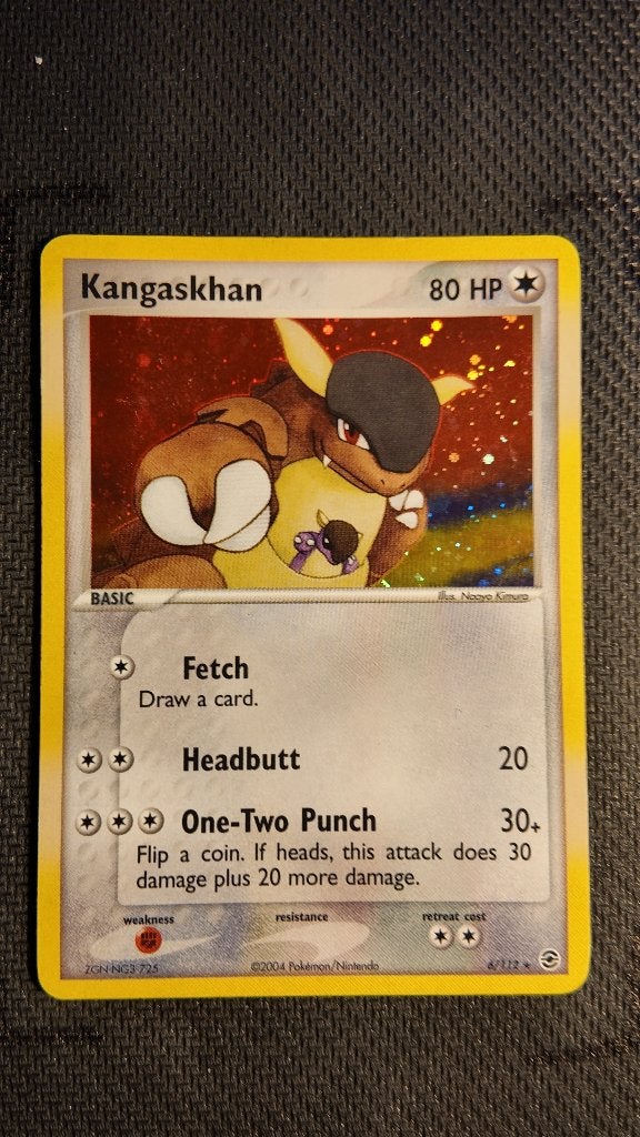 Kangaskhan 6 FireRed & LeafGreen | Pokemon kaart, Ophalen, Losse kaart, Foil
