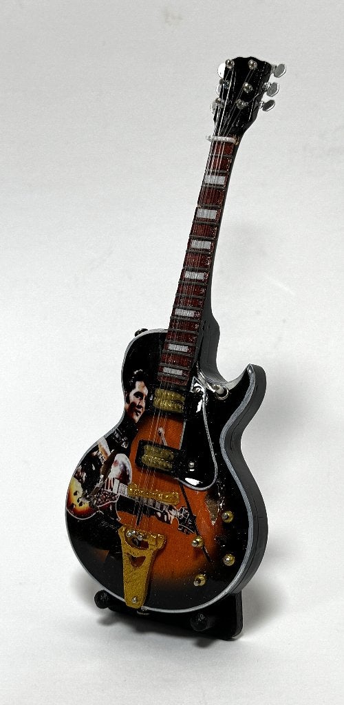 Elvis Presley foto miniatuur gitaar 15cm mini guitar decor, Info@deconoord.nl, Deco Noord, Nieuw, Ophalen of Verzenden