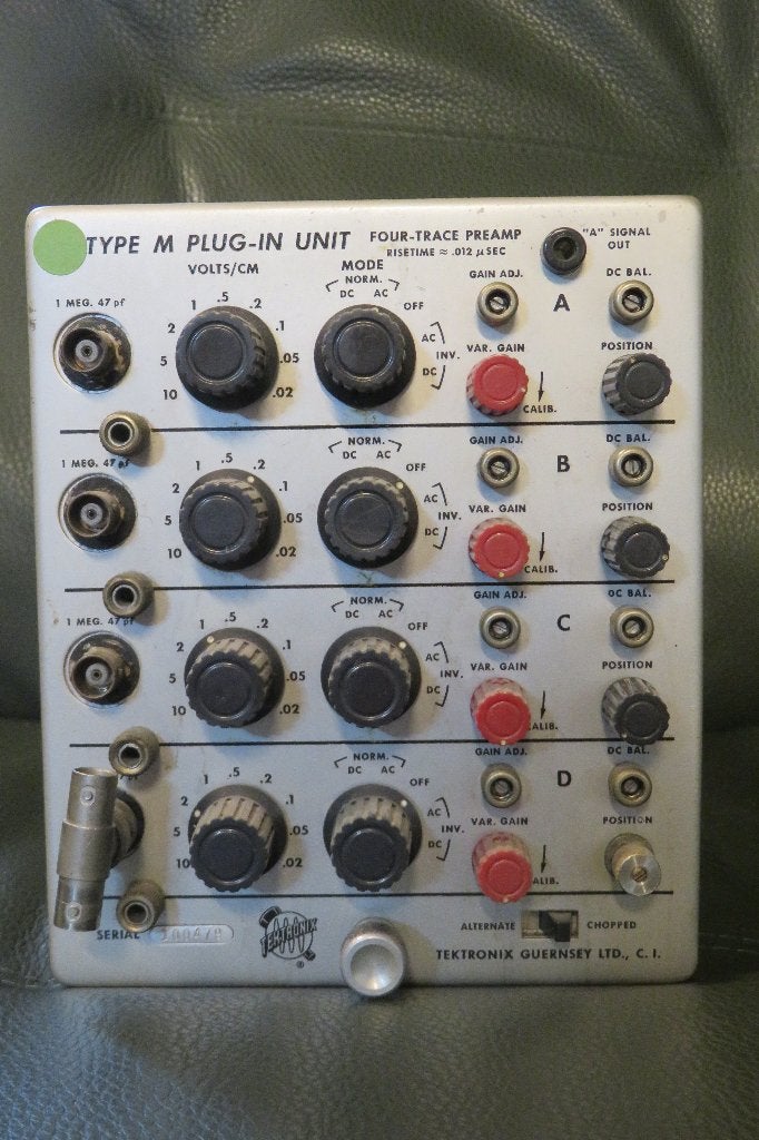 Tektronix Type M Plug-in Unit, Ophalen of Verzenden, Gebruikt, Toebehoren