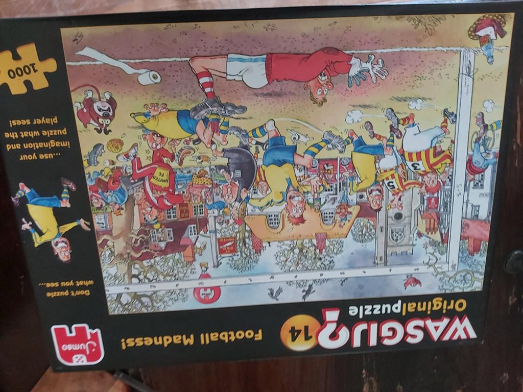 Wasgij 1000 stukjes €7.00 per stuk, Hobby en Vrije tijd, Denksport en Puzzels, Verzenden, 500 t/m 1500 stukjes, Zo goed als nieuw