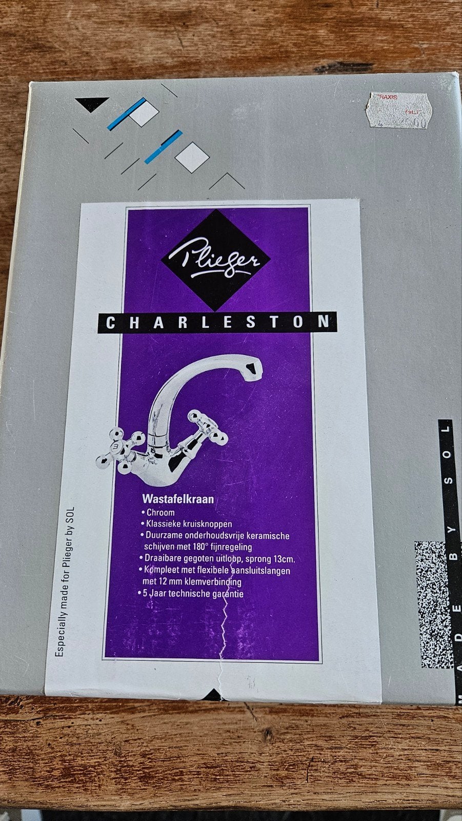 wastafelkraan plieger charleston nieuw in doos, Ophalen, Nieuw, Wastafel