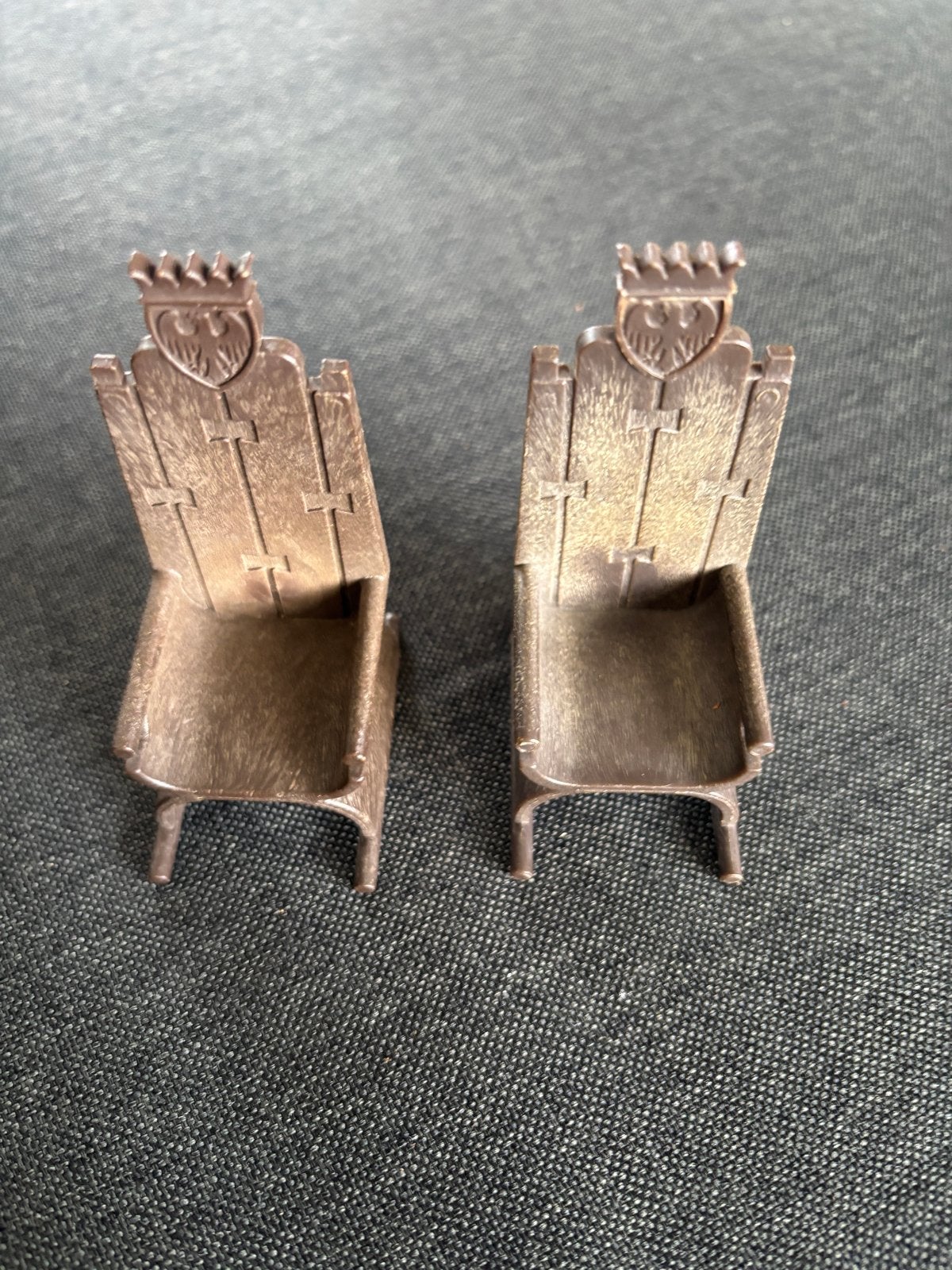 Playmobil tronen middeleeuwen (2 stuks), Ophalen of Verzenden, Gebruikt, Los playmobil