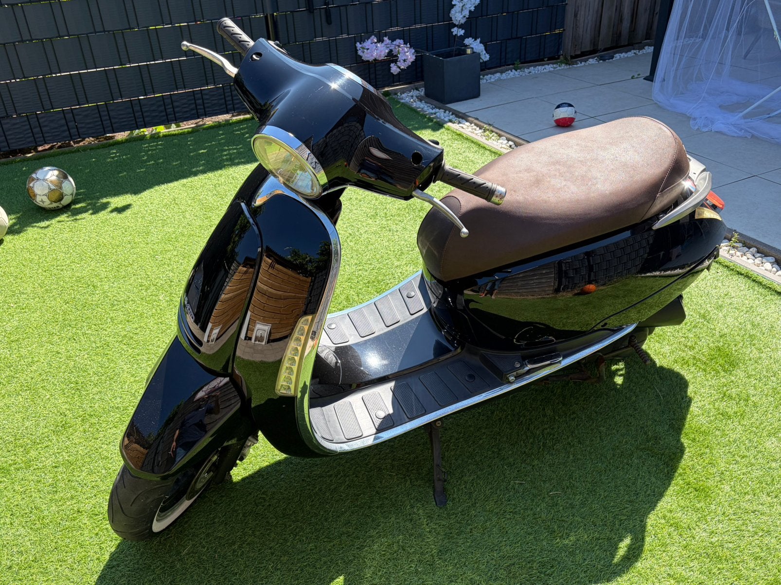 Snorscooter Nimoto kleur zwart / 4 takt, Fietsen en Brommers, Ophalen, Gebruikt, Benzine, 50 cc
