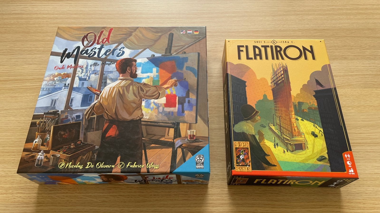 Oude Meesters en Flatiron bordspel, Ophalen of Verzenden, Nieuw