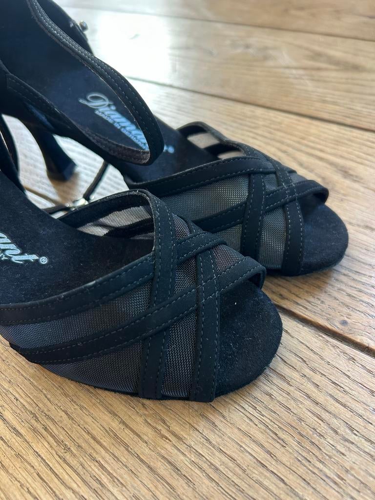 Diamant danshakken voor ballroom/salsa - Maat 37.5-38, Sport en Fitness, Dansen, Ophalen, Zo goed als nieuw, Schoenen