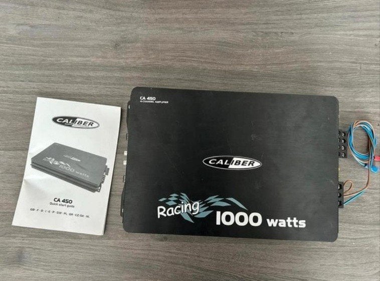 Caliber CA 450 Racing 1000 Watt 4-kanaals versterker, Ophalen of Verzenden