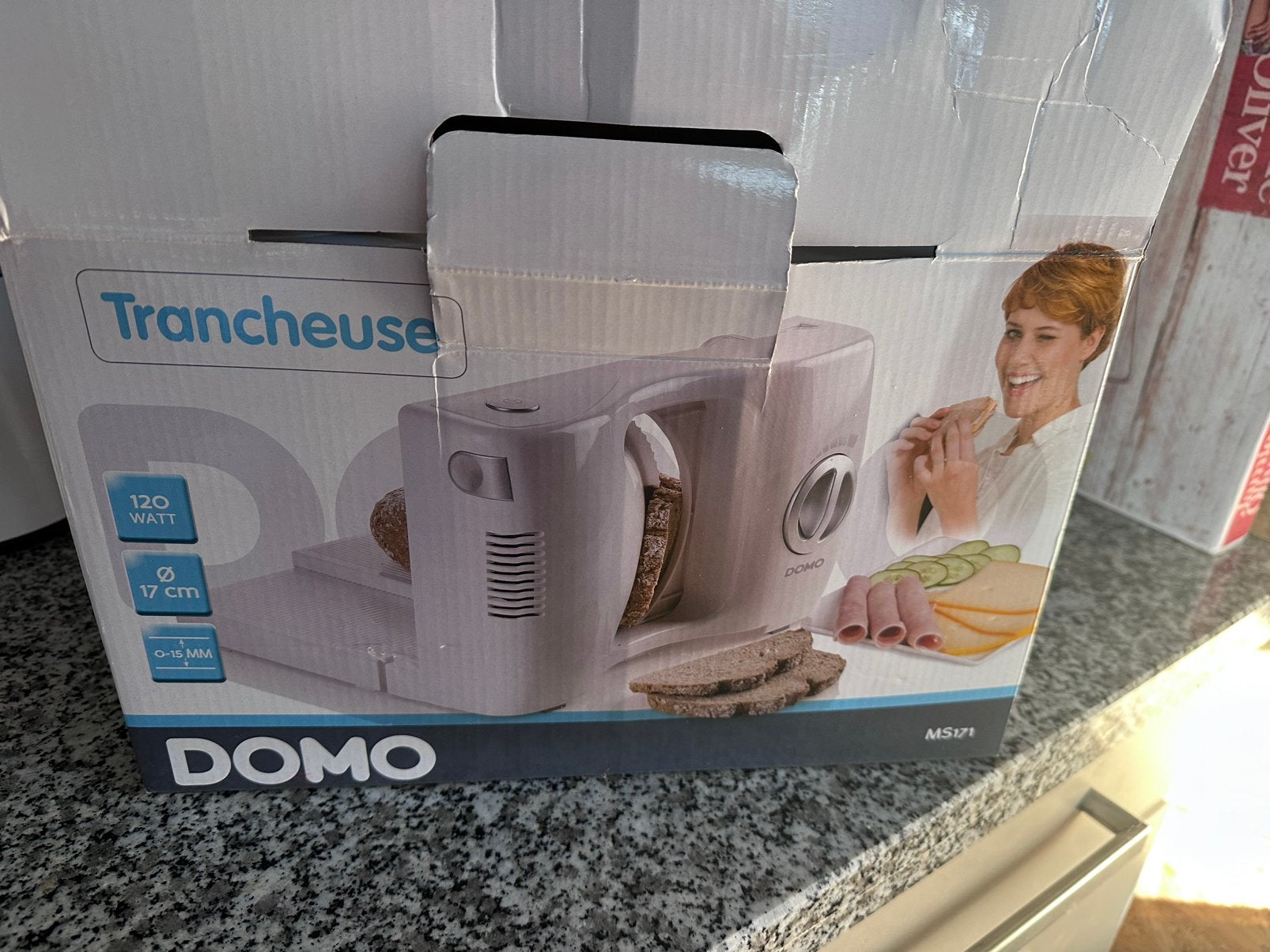 Domo broodsnijdmachine, Ophalen, Gebruikt